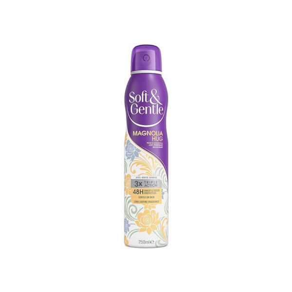 SOFT & GENTLE MAGNOLIA HUG ANTI-PERSPIRANT DEODORANT SPRAY, 250 ML