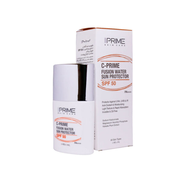 ضد آفتاب SPF50 پریم سری C-PRIME مدل Fusion Water حاوی ویتامین سی حجم 30 میل