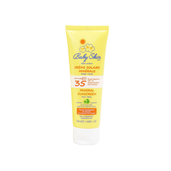 BABY SKIN MINERAL SUNSCREEN SPF35 FOR FACE & BODY 50ML