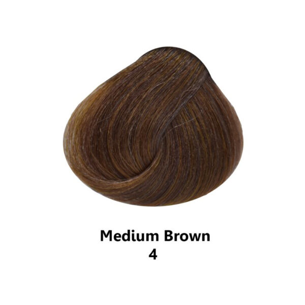 کیت رنگ مو مردانه های اسپیدی شماره 4 رنگ Medium Brown (قهوه ای متوسط) وزن 50 گرم + 1 عدد اکسیدان 50 گرم