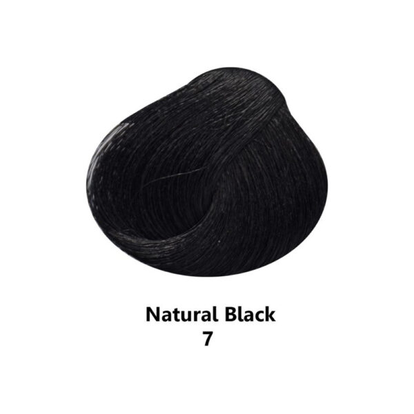 کیت رنگ مو مردانه های اسپیدی شماره 7 رنگ Natural Black (مشکی طبیعی) وزن 50 گرم + 1 عدد اکسیدان 50 گرم