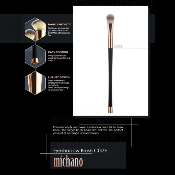 براش سایه چشم میچانو مدل eyeshadow brush کد CG7E