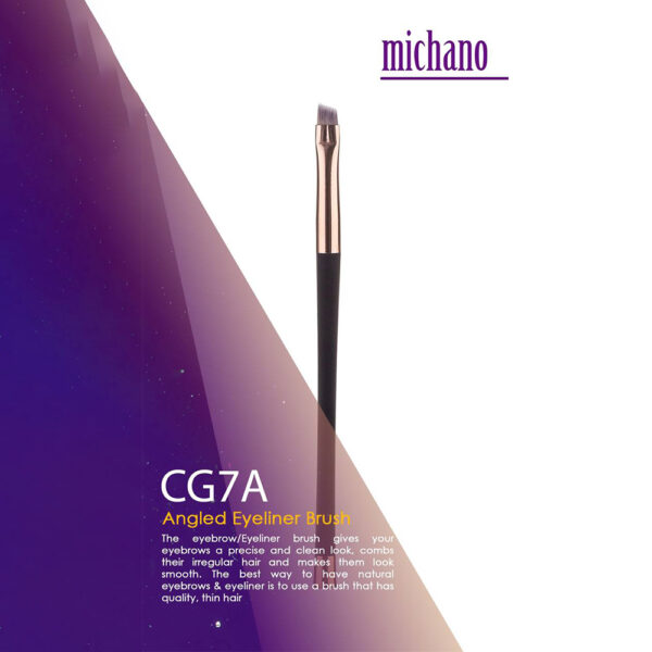 براش خط چشم سرکج میچانو مدل angled eyeliner brush کد CG7A