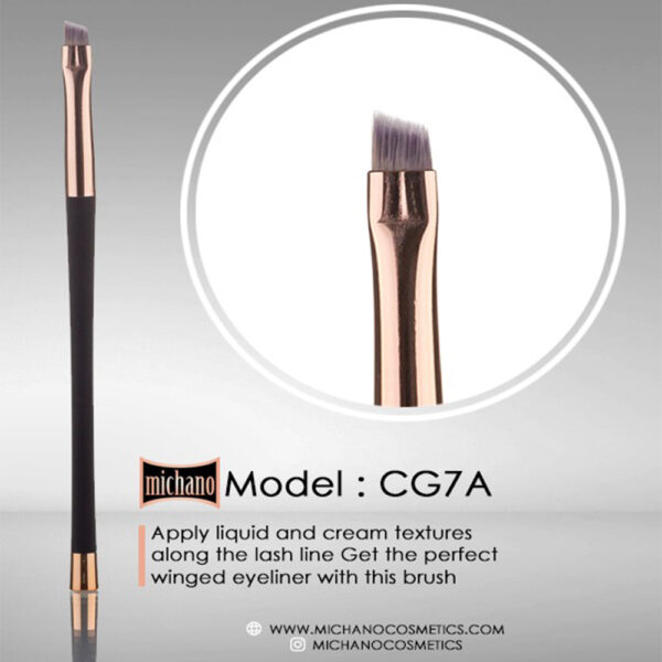 براش خط چشم سرکج میچانو مدل angled eyeliner brush کد CG7A