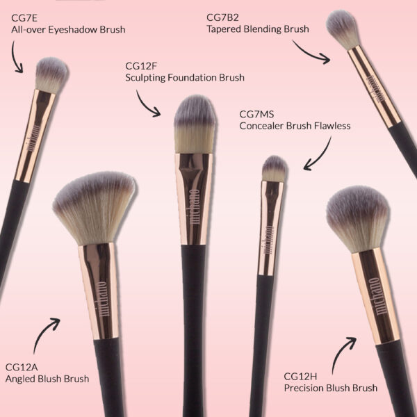 براش سایه چشم میچانو مدل eyeshadow brush کد CG7E