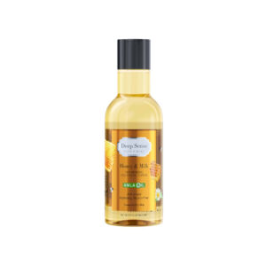 تونر پاک كننده و مرطوب كننده ديپ سنس سری AMLA OIL حاوی عصاره شیر و عسل مناسب پوست نرمال تا خشک حجم 160 میل