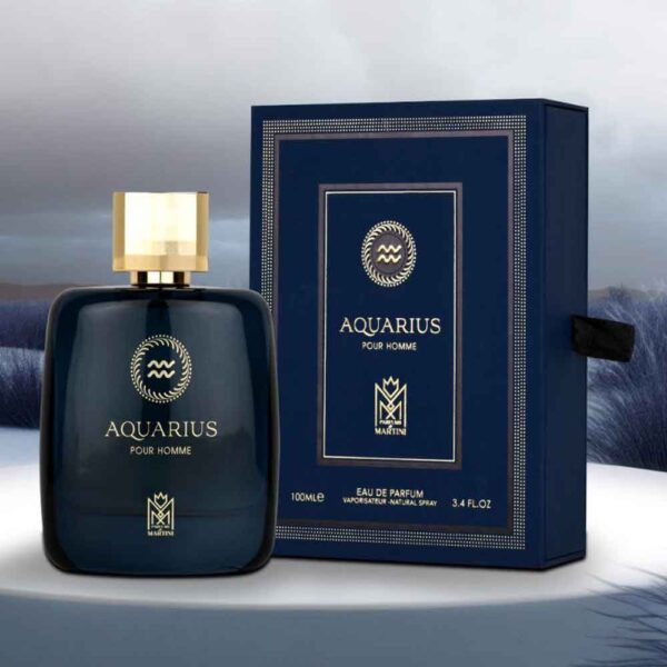 ادوپرفیوم مردانه مارتینی مدل AQUARIUS POUR HOMME حجم 10۰ میل