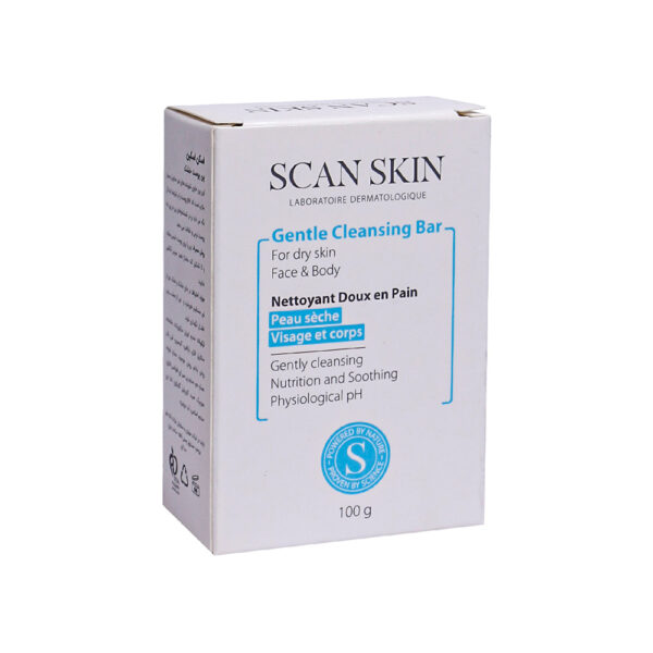 پن صورت و بدن اسکن اسکین مدل gentle cleansing bar مناسب پوست خشک وزن 100 گرم