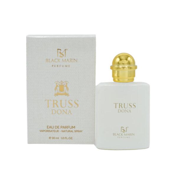 عطر کیفی زنانه بلک مارین مدل TRUSS DONA رایحه تروساردی دونا حجم 30 میل