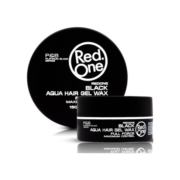 ژل واکس مو فوق قوی با پایه آب ردوان سری Aqua مدل BLACK (مشکی) با رایحه مرکبات حجم 150 میل