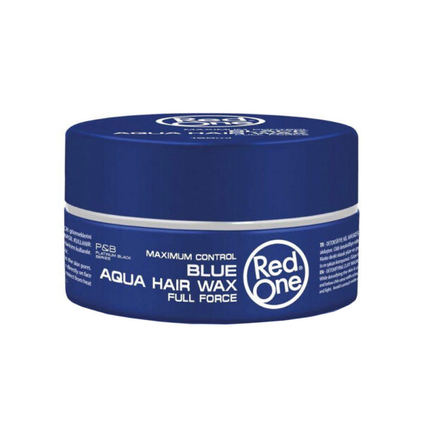 واکس مو فوق قوی با پایه آب ردوان سری Aqua مدل BLUE (آبی) با رایحه آدامس حجم 150 میل